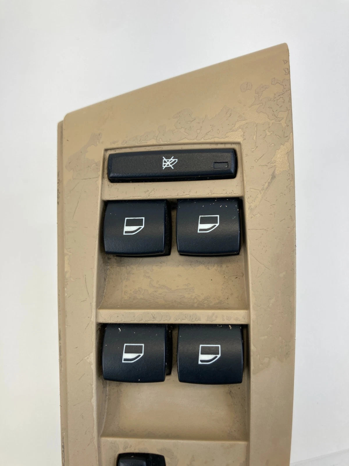 2004-2007 BMW E60 530I FRONT LEFT MASTER POWER WINDOW SWITCH BEIGE 6951905 OEM