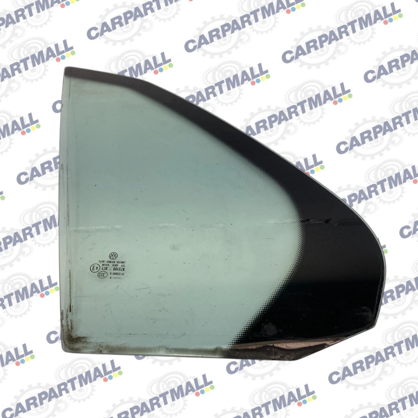 05-10 VOLKSWAGEN JETTA SEDAN REAR LEFT SIDE DOOR QUARTER VENT WINDOW GLASS OEM