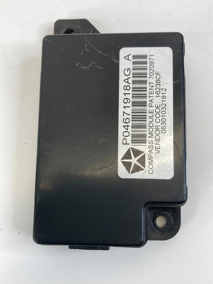 09-14 VOLKSWAGEN ROUTAN 3.8L COMPASS & TEMPERATURE CONTROL MODULE P04671918AG