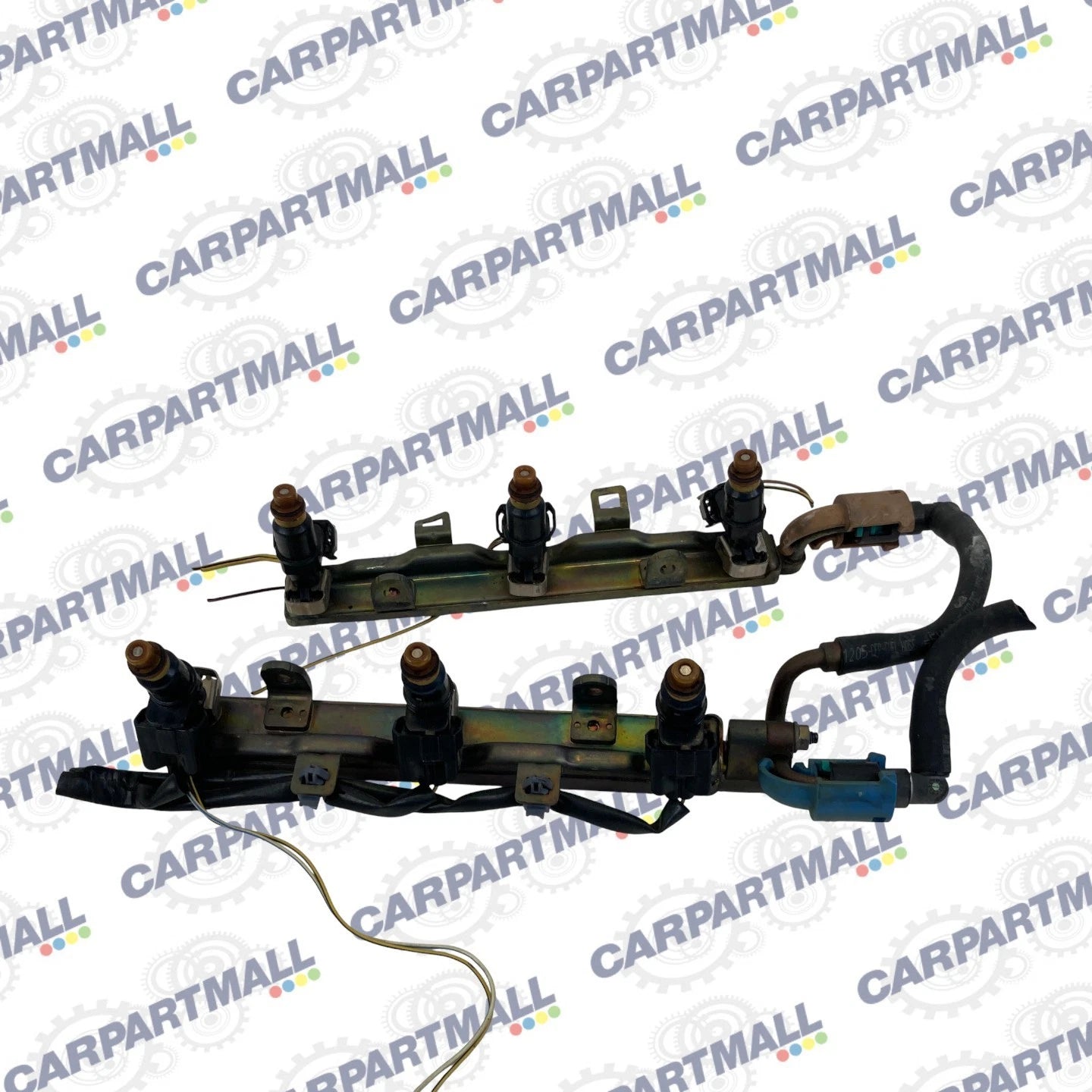 2004-2008 Acura TL 3.2L A/T Engine Fuel Injector Injection Rail Set OEM