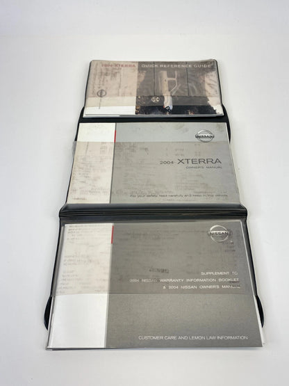2004 04 NISSAN XTERRA OWNERS MANUAL GUIDE BOOK WARRANTY INFORMATION W CASE OEM
