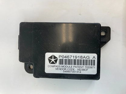 2009-2020 DODGE GRAND CARAVAN COMPASS CONTROL MODULE UNIT 04671918AG OEM