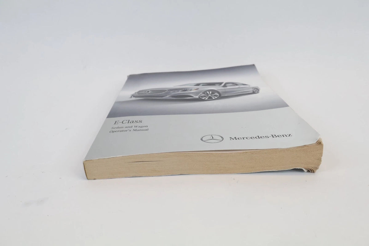2014 MERCEDES-BENZ E-CLASS SEDAN & WAGON OPERATOR'S MANUAL BOOK 212-584-46-00