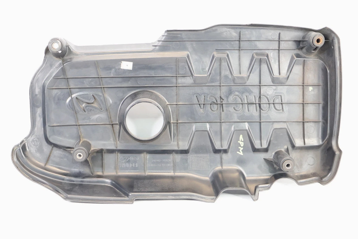 2006-2008 HYUNDAI ACCENT 1.6L DOHC 16V ENGINE COVER PLASTIC UPPER OEM 2924026630
