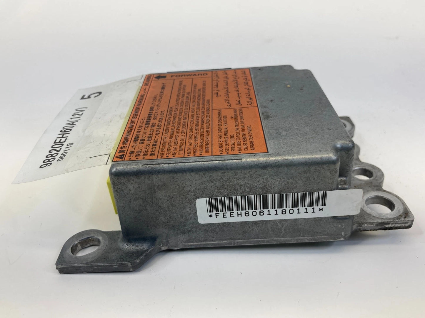 2006 2007 INFINITI M35 M45 SAFETY RESTRAINT BAG COMPUTER CONTROL MODULE 98820EH