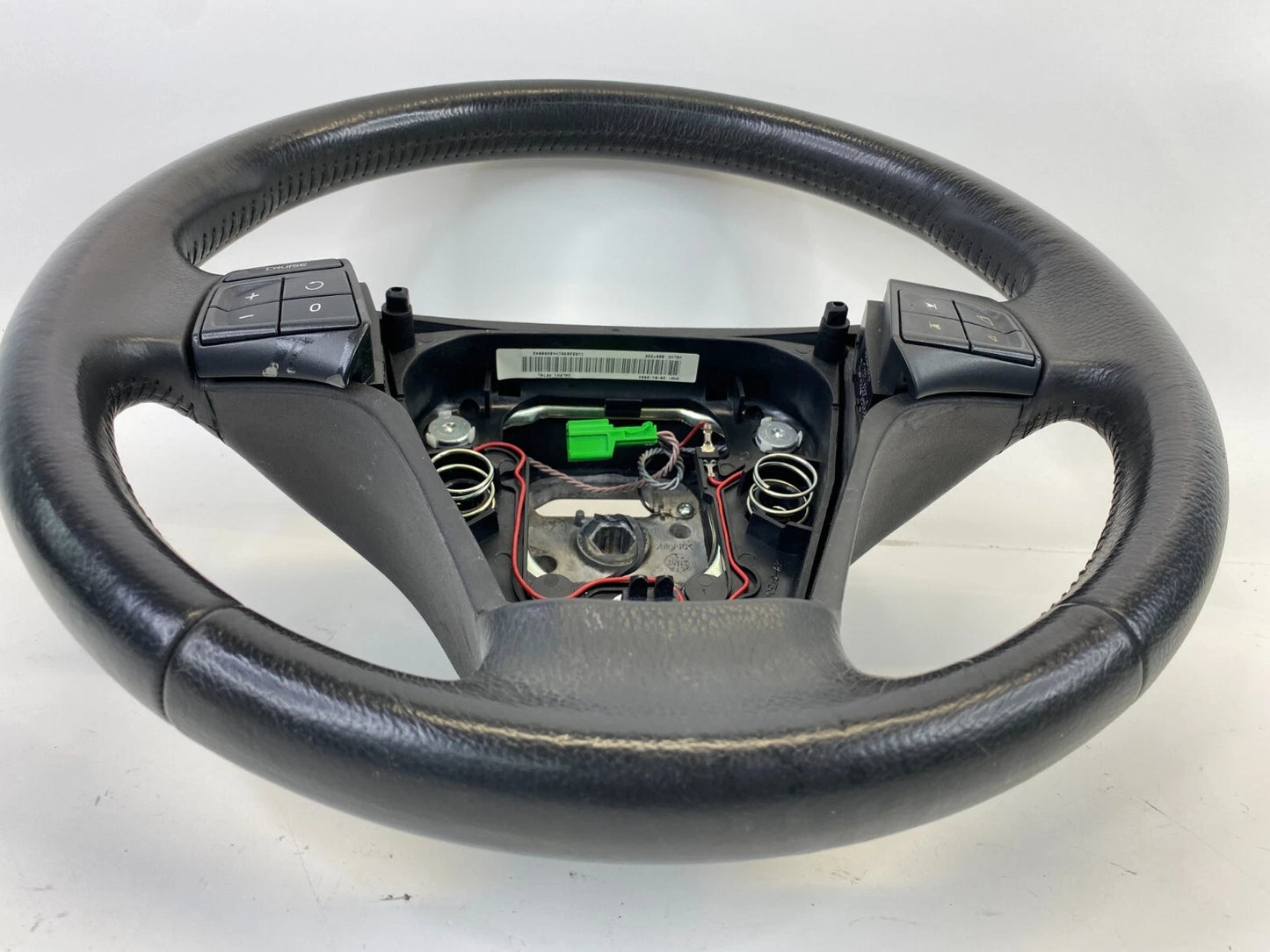 2004-2011 VOLVO S40 2.4I LEATHER STEERING WHEEL W/ CRUISE AUDIO BUTTONS OEM