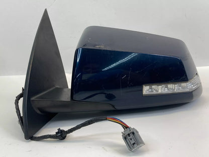 09-12 CHEVY TRAVERSE LEFT DRIVER SIDE VIEW POWER DOOR MIRROR TURN SIGNAL BLUE