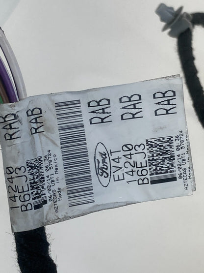 2013-2016 Ford Escape Rear Right Side Door Wire Wiring Harness EV4T-14240-B6EJ3