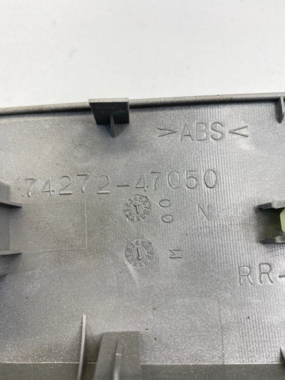 04-09 TOYOTA PRIUS REAR LEFT WINDOW CONTROL SWITCH COVER BEZEL OEM 74272-47050
