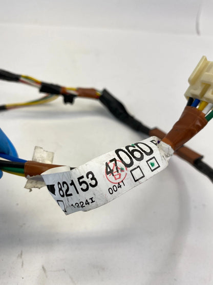 2004-2009 TOYOTA PRIUS REAR RIGHT SIDE DOOR PANEL WIRE WIRING HARNESS 8215347060