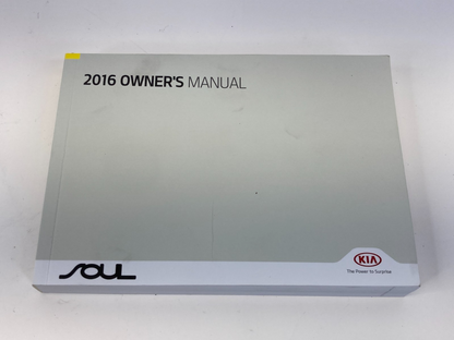2016 Kia Soul Owners Guide Warranty & Consumer Information Book Manual OEM