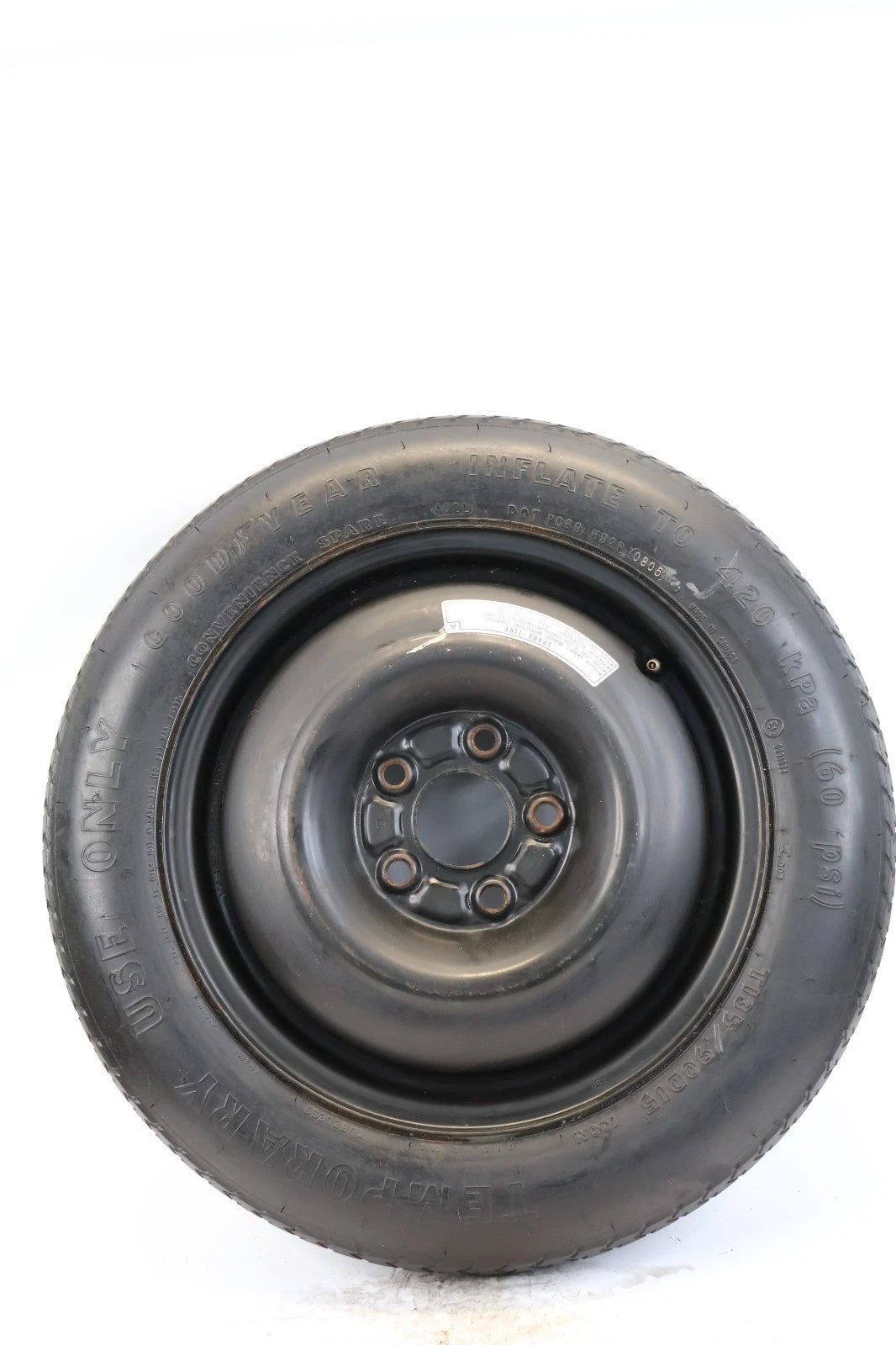 2003-2007 HONDA ACCORD COMPACT SPARE TIRE DONUT RIM WHEEL T135/90D15 100M OEM