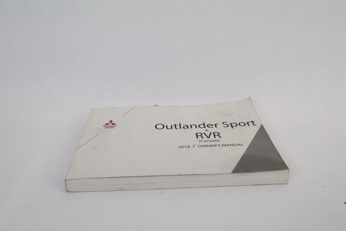2018 MITSUBISHI OUTLANDER SPORT & RVR OWNERS MANUAL WARRANTY HANDBOOK GUIDE OEM