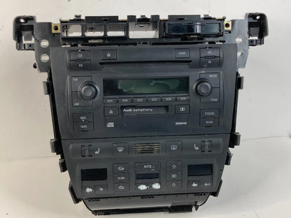 98 99 00 01 02 03 AUDI A6 QUATTRO RADIO & CLIMATE CONTROL FACEPLATE PANEL OEM