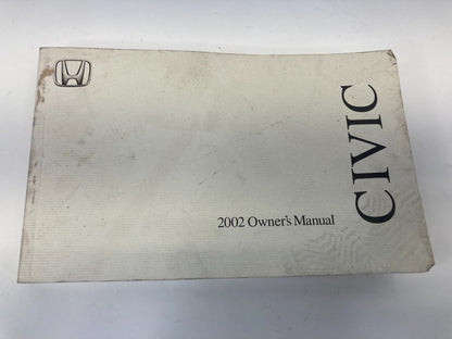 2002 02 Honda Civic Sedan 4-DR Owners Manual Guide Book OEM