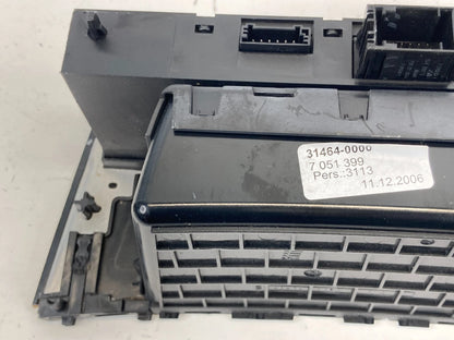 04-07 BMW 525i DASH STORAGE PANEL DTC HEATED SEAT SWITCH BEZEL OEM 31464-0000