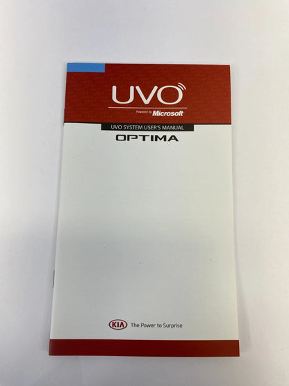 2015 KIA OPTIMA OWNER'S MANUAL GUIDE BOOK SET WITH CASE OEM