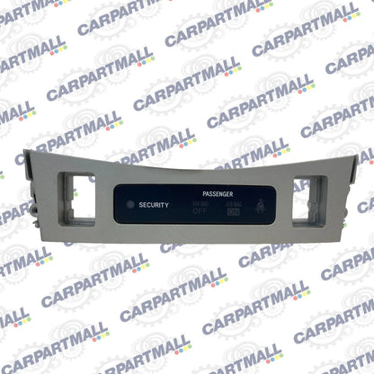 2009-2013 TOYOTA COROLLA DASH PASSENGER SWITCH INDICATOR LIGHT LAMP W/ BEZEL OEM