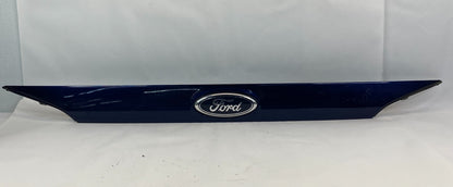 12 13 14 Ford Focus Sedan Rear Trunk Deck Lid Molding Finish Panel w Emblem Blue