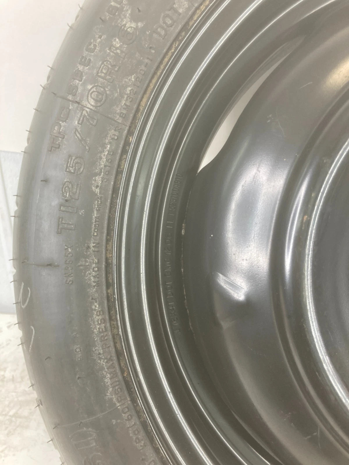 2003-2019 TOYOTA COROLLA TRUNK EMERGENCY SPARE WHEEL RIM TIRE T125/70R16 96M