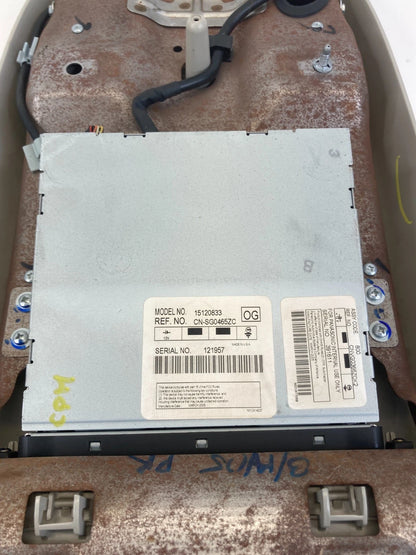 2006-2009 CHEVROLET TRAILBLAZER OVERHEAD DVD MONITOR MEDIA PLAYER 15120833 OEM