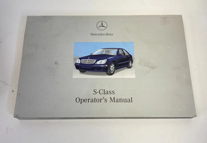 2002 MERCEDES-BENZ S430 OWNERS MANUAL WARRANTIES GUIDE BOOK INFO SET W/ CASE OEM