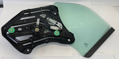 2004-2011 Saab 9-3 Convertible Rear Left Side Quarter Window Glass w/ Regulator