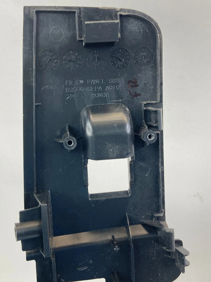 04-08 ACURA TL FRONT RIGHT DOOR WINDOW SWITCH COVER BEZEL 83500-SEPA-A010-35 OEM