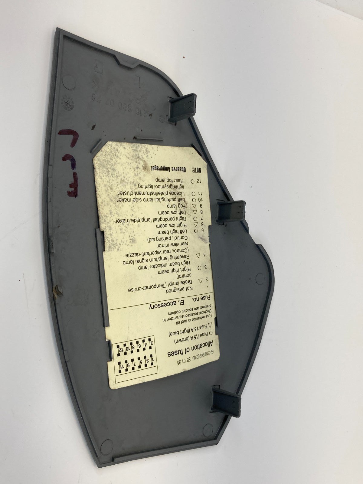 1998-2002 Mercedes-Benz E430 Dash Panel Left Side Cover Bezel Trim 210-680-07-78