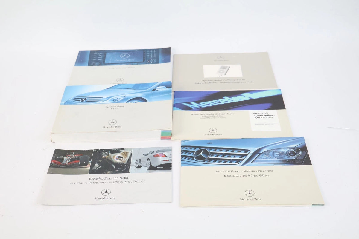 2008 MERCEDES-BENZ R-350 4MATIC SPORT WAGON OWNER'S MANUAL WARRANTY GUIDE SET