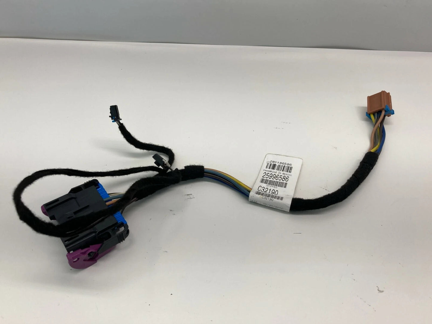 08-12 CHEVROLET MALIBU FRONT RIGHT PASSENGER DOOR SWITCH WIRE WIRING 25996586