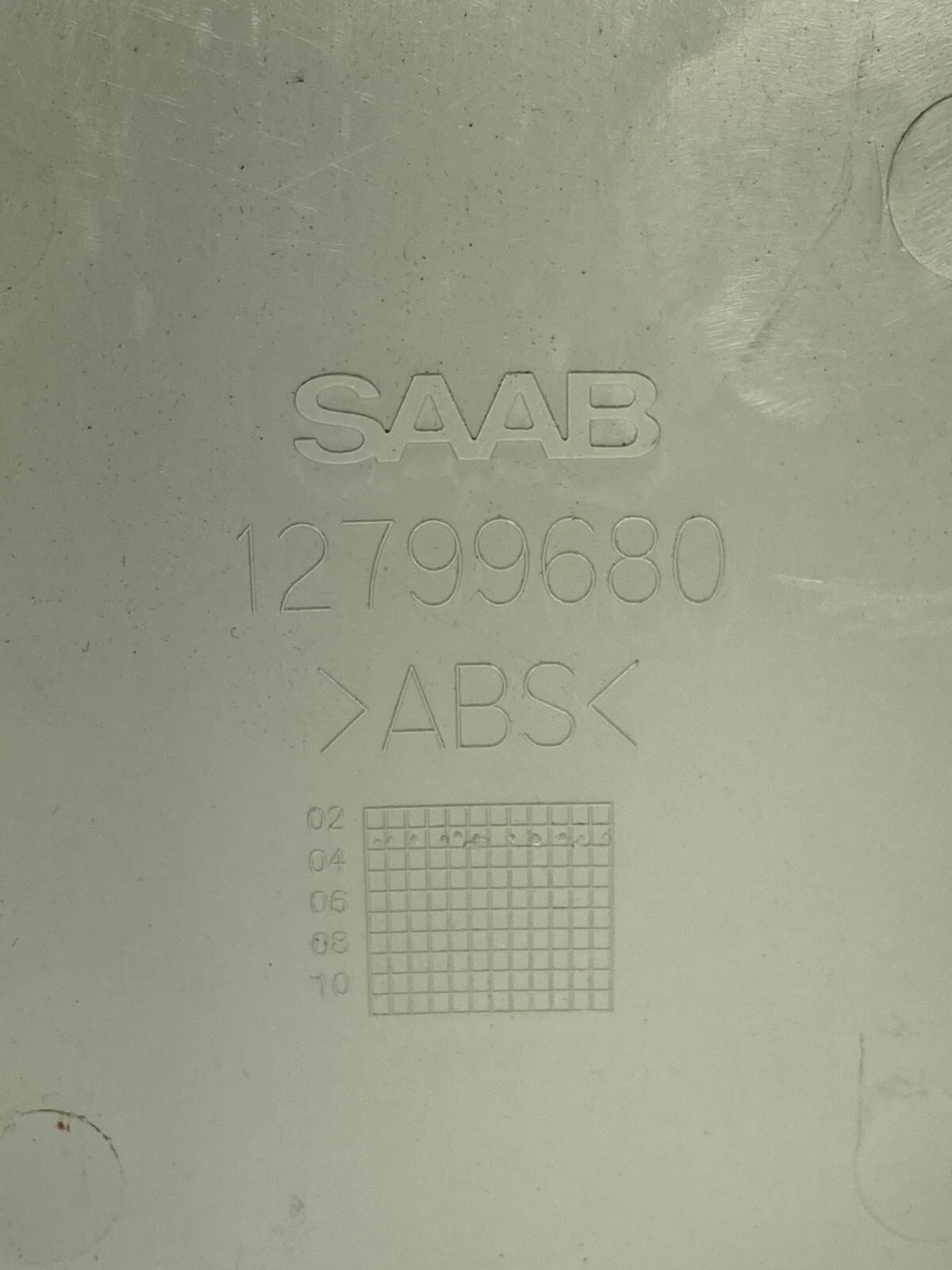 2003-2011 SAAB 9-3 93 SEDAN REAR CENTER CONSOLE TRIM PANEL COVER 12799680 OEM