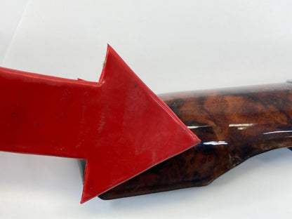 09-11 Jaguar XF Dash Hazard Light Lock Control Switch W/ Wood Bezel BX23045K16AB