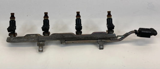 2003-2007 HONDA ACCORD 2.4L CYL AT ENGINE FUEL RAIL W/ FUEL INJECTORS SET 4 OEM