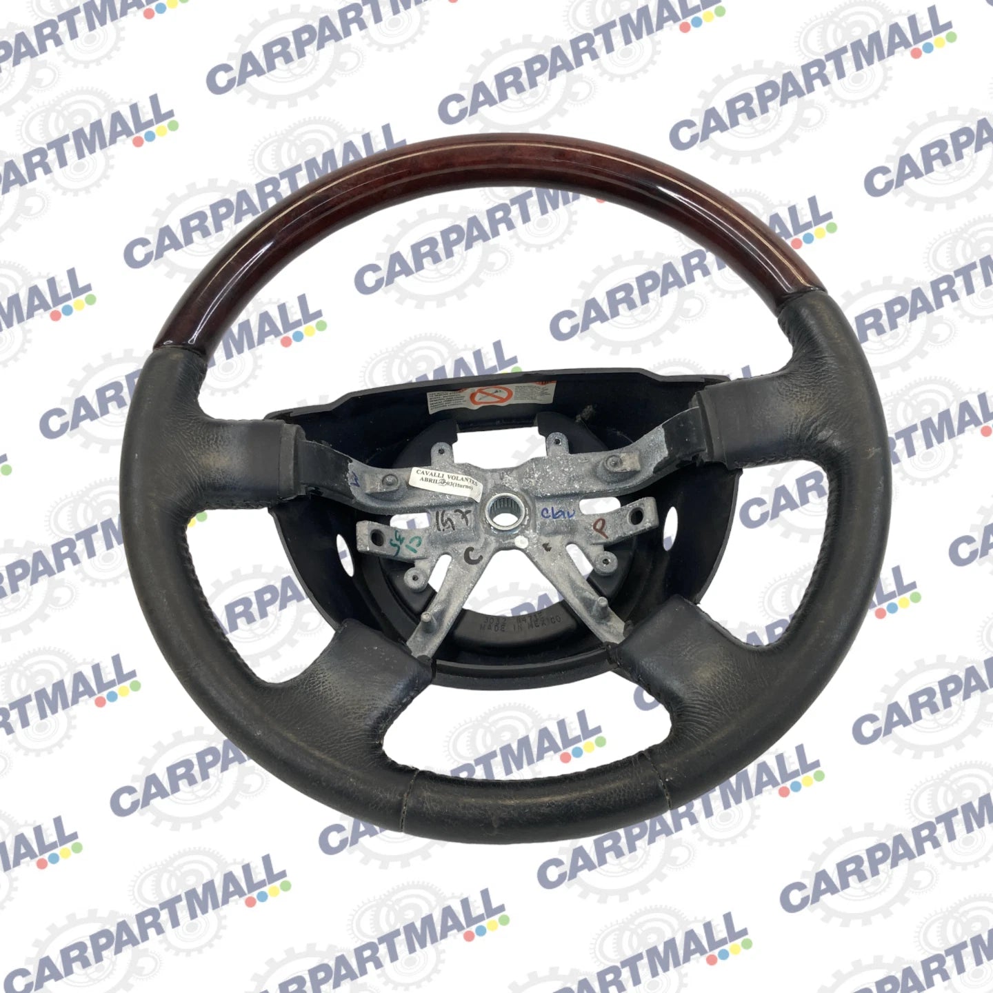 2003 2004 LINCOLN NAVIGATOR 2003-2005 AVIATOR STEERING WHEEL WOOD 3032-8471E OEM