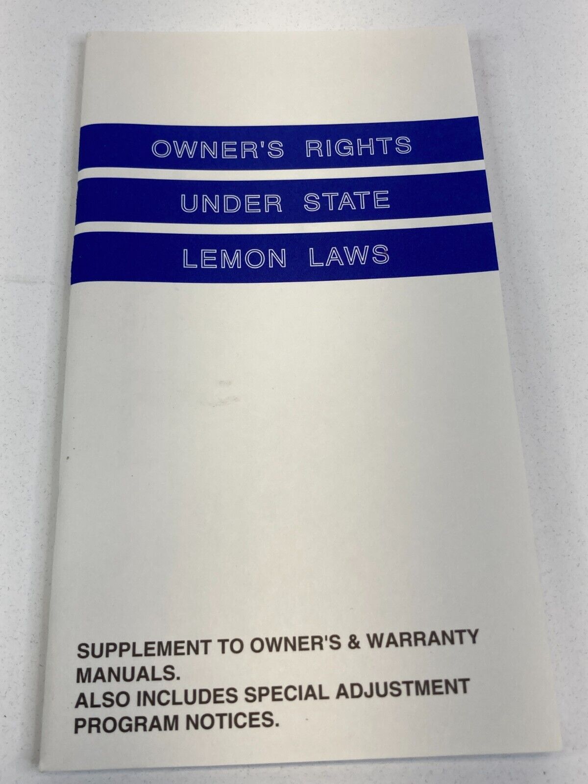 2003 Chrysler Town & Country Owner's Manual Guide Warranty Information w/ Case