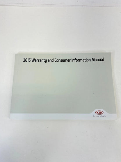 2015 15 KIA FORTE LX SEDAN OWNERS MANUAL INFORMATION GUIDE BOOK OEM