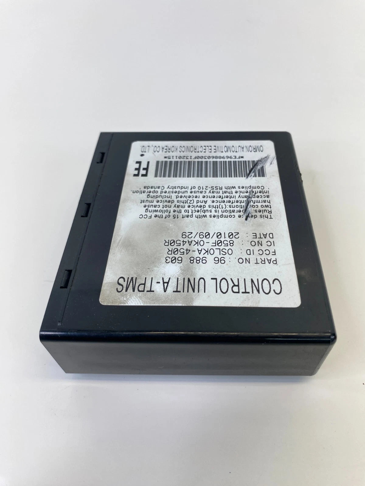2008-2011 CHEVROLET AVEO5 TPMS TIRE PRESSURE CONTROL MODULE OEM FACTORY 96988603