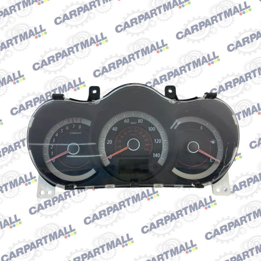 11-13 KIA FORTE DASH INSTRUMENT CLUSTER SPEEDOMETER GAUGES UNK MILES 940211M200
