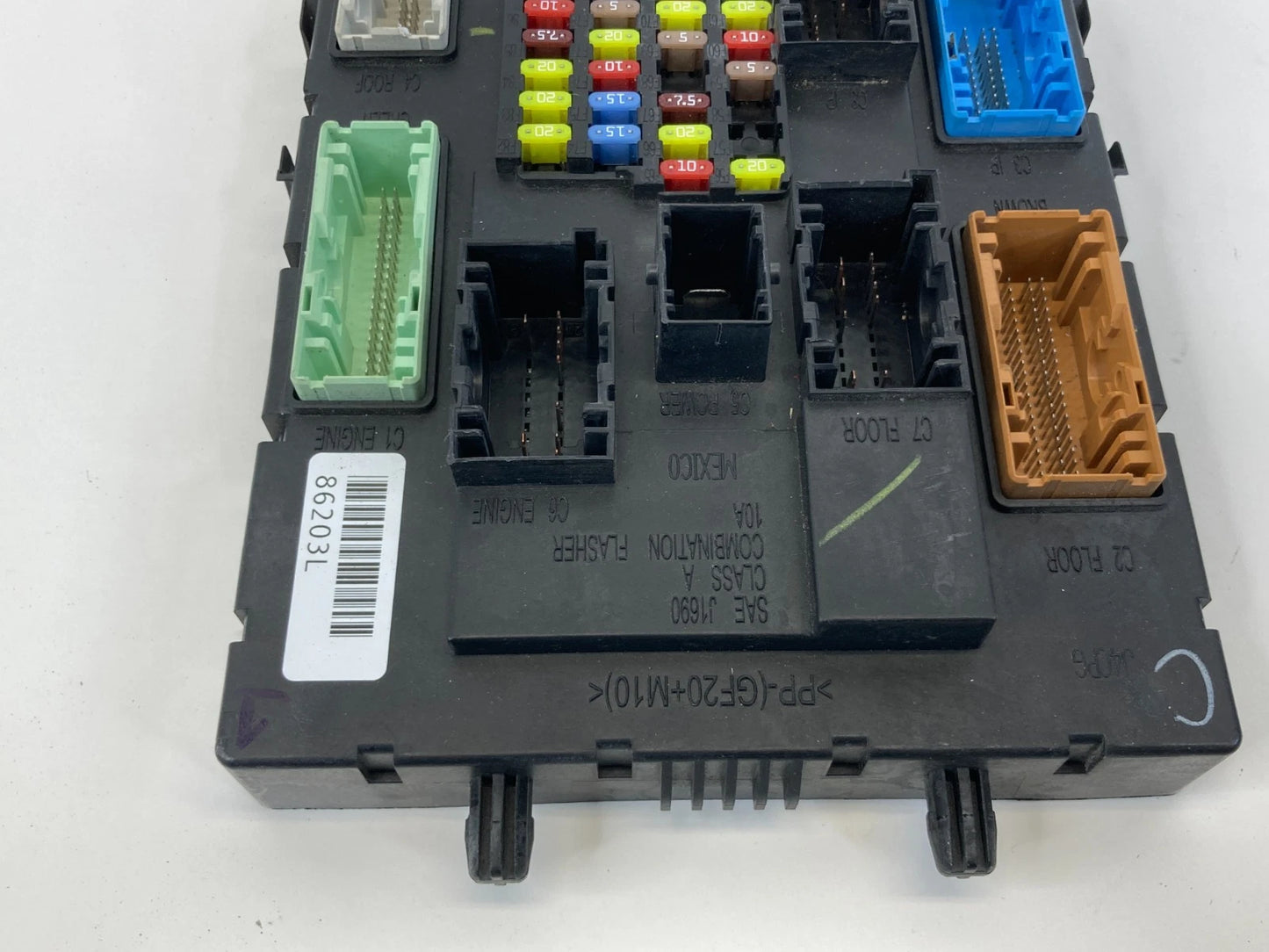 2013-2016 FORD ESCAPE 2.0L BODY CONTROL MODULE INTERIOR FUSE BOX BV6N-14A073-LE