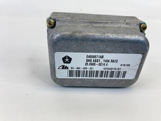 2005 2006 DODGE MAGNUM 3.5L YAW RATE STABILITY SENSOR MODULE 04606671AB OEM