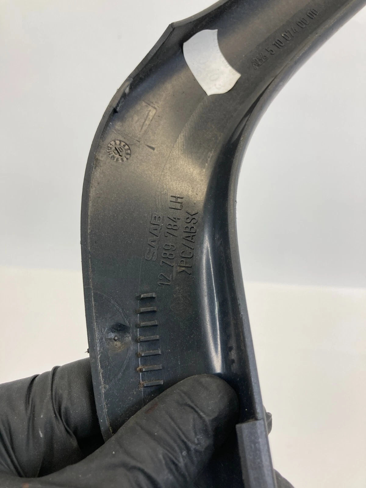 2003-2011 SAAB 9-3 REAR LEFT BACK SIDE DOOR PULL ARMREST HANDLE BEZEL 12789784