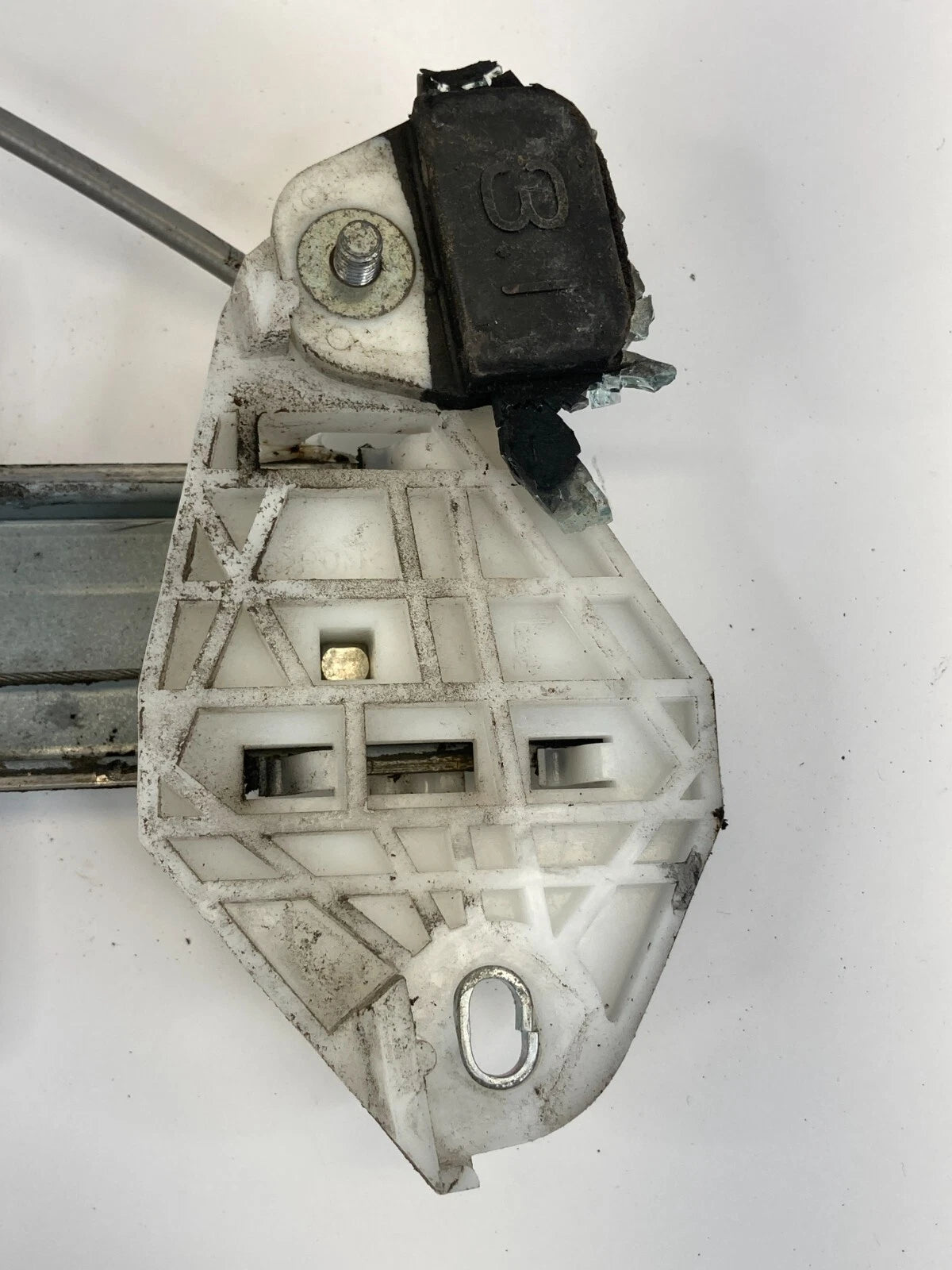 2007 2008 HONDA FIT REAR LEFT SIDE BACK DOOR POWER WINDOW REGULATOR W MOTOR OEM