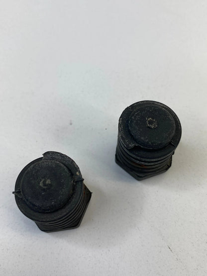 04-08 CHEVROLET AVEO LS FRONT HOOD ADJUSTMENT RUBBER BUMPER STOP SET PAIR OEM