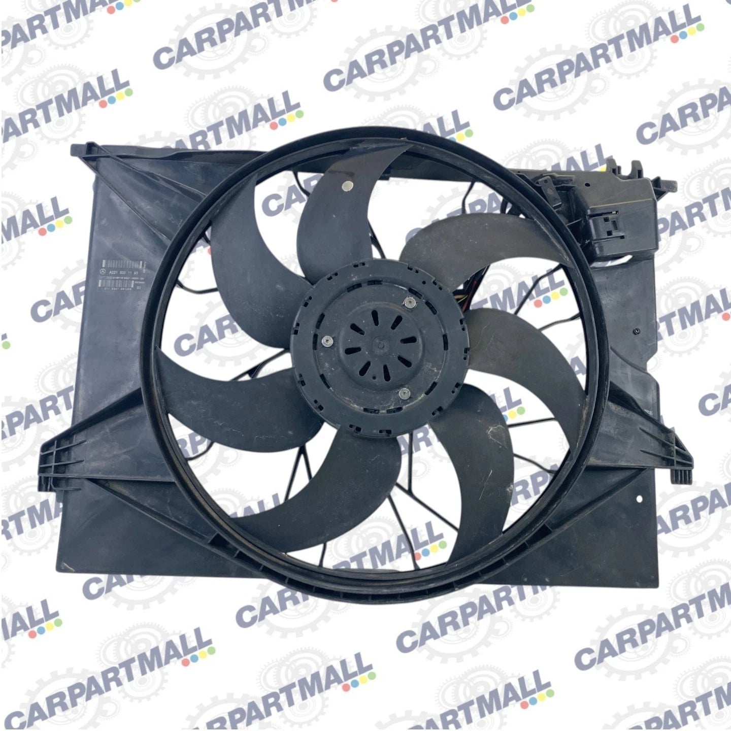 2007-2014 MERCEDES-BENZ CL550 ENGINE RADIATOR COOLING FAN MOTOR ASSEMBLY OEM