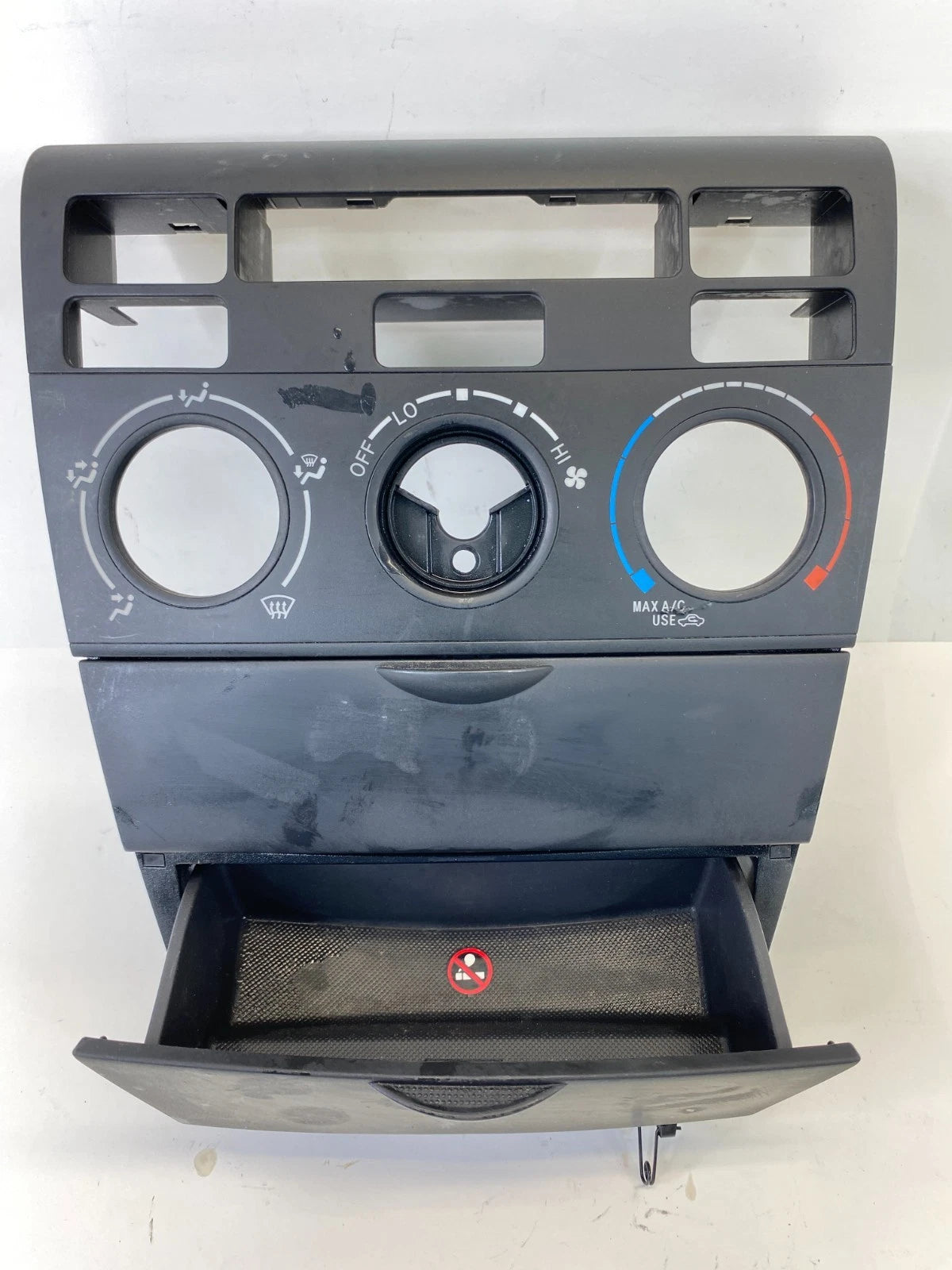 03-08 TOYOTA COROLLA CENTER DASH CLIMATE CONTROL BEZEL W/ STORAGE 55420-02160