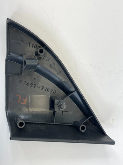 05 06 07 08 09 10 SCION TC FRONT LEFT DOOR INTERIOR CORNER COVER 67492-21070 OEM
