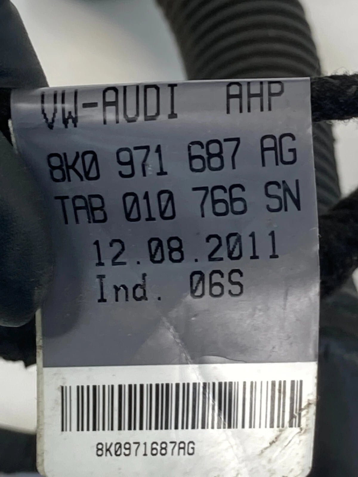 2013 2014 2015 2016 AUDI A4 REAR LEFT DOOR WIRE WIRING HARNESS 8K0971687AG OEM