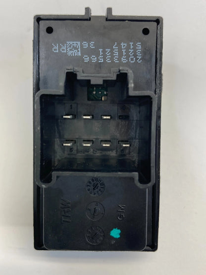 2011-2016 CRUZE LACROSSE REAR RIGHT SIDE POWER WINDOW SWITCH BUTTON 20933566
