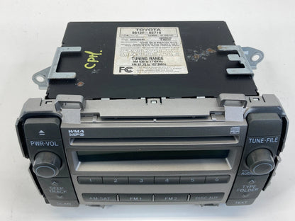 2009 2010 TOYOTA MATRIX RADIO AM/FM RECEIVER CD DISC PLAYER WMA MP3 86120-02710